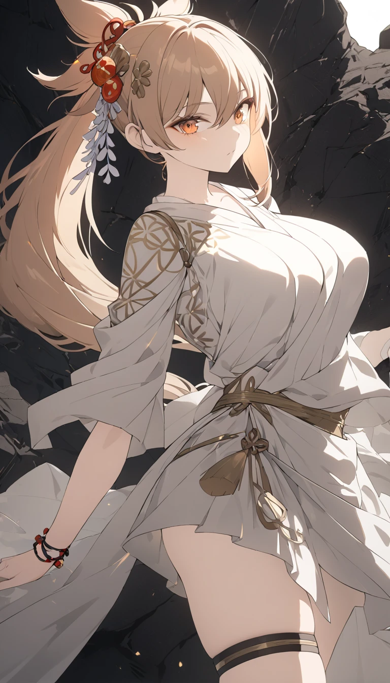 1girl. Standing. Sneeze