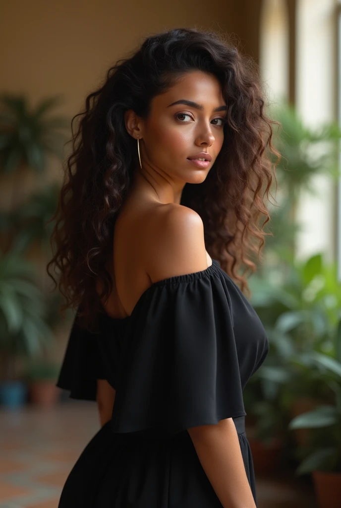 Inspired by MBTI proponent、Create an image of a young African American man and a beautiful Latina woman, chocolate skin, dressed in green clothes.。Be original and creative、Make the image stylish and cool.。