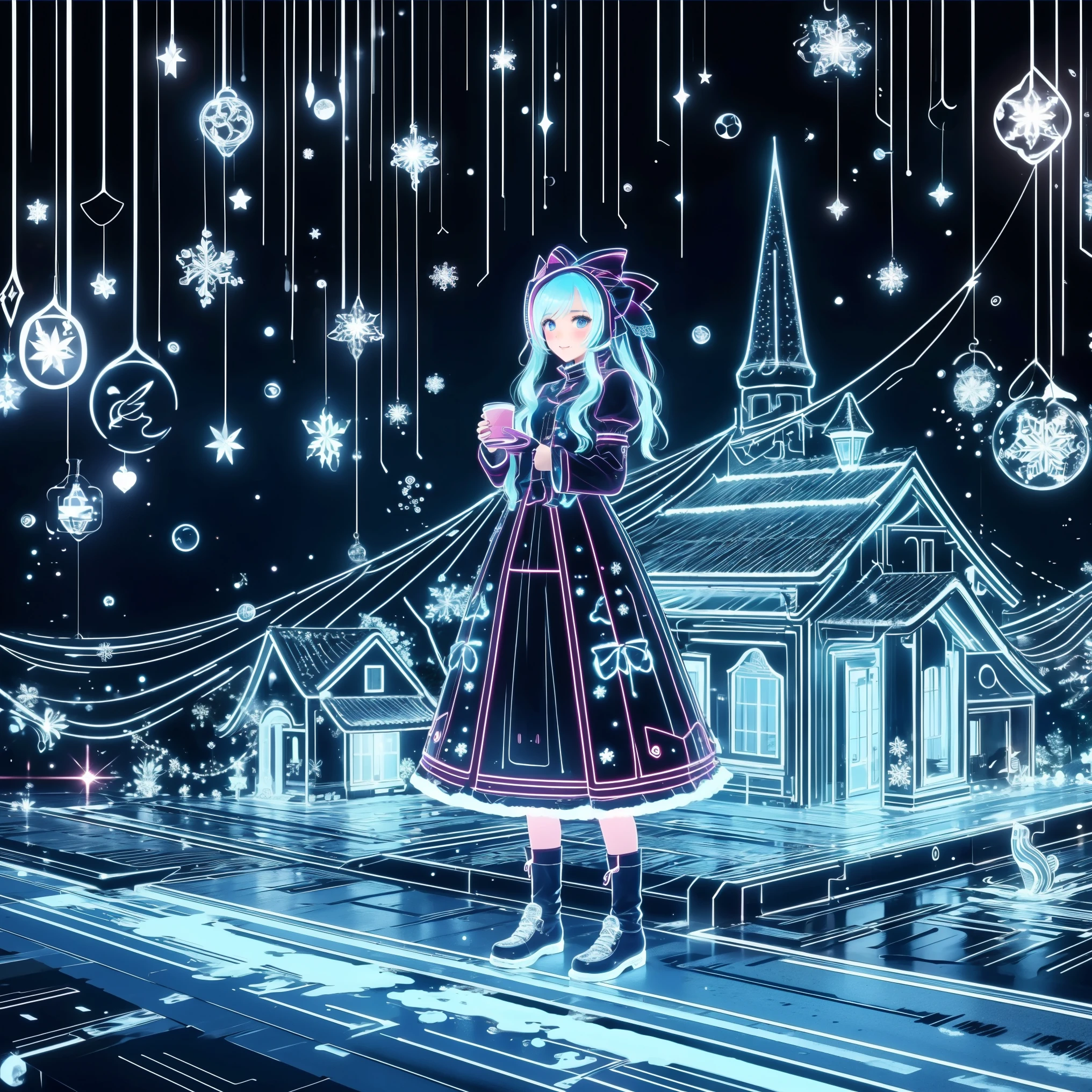 ,snowのfootprints、snowが降っている、footprints、snow、snowのfootprints/snow地/footprints/snow跡, girl,Very beautiful girl ,