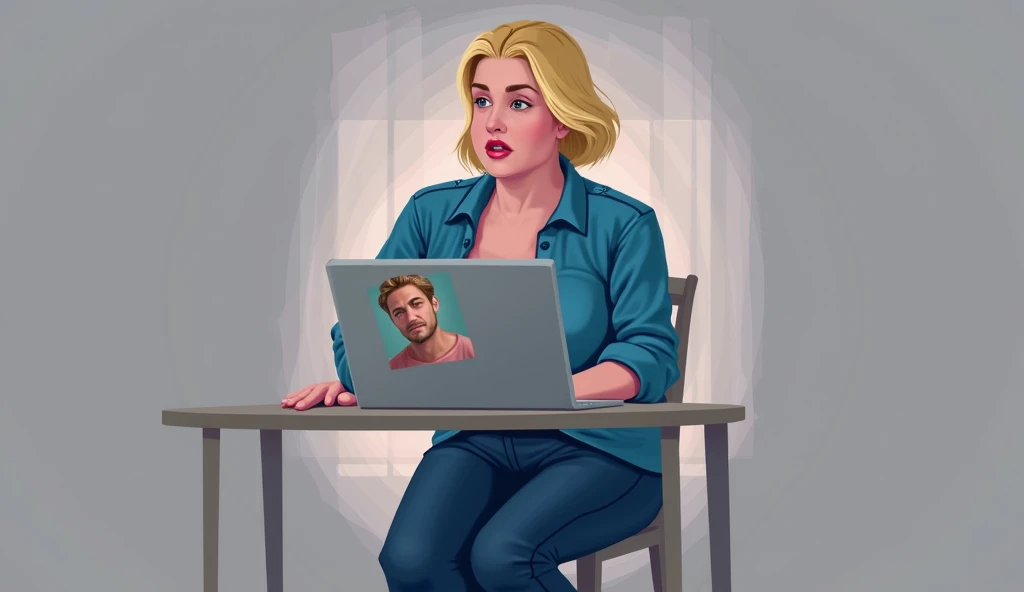 The man in his 55s with black very short hair and smooth face with moustache. The woman in her 55s with brown long wavy hair. In the retro office. Night, dark, dim. The man is wearing unbuttoned light blue shirt. The woman is wearing floral red dress. Doggy sex. The woman is moaning. Orgasm. Passion. Erotic. Ultra realistic.