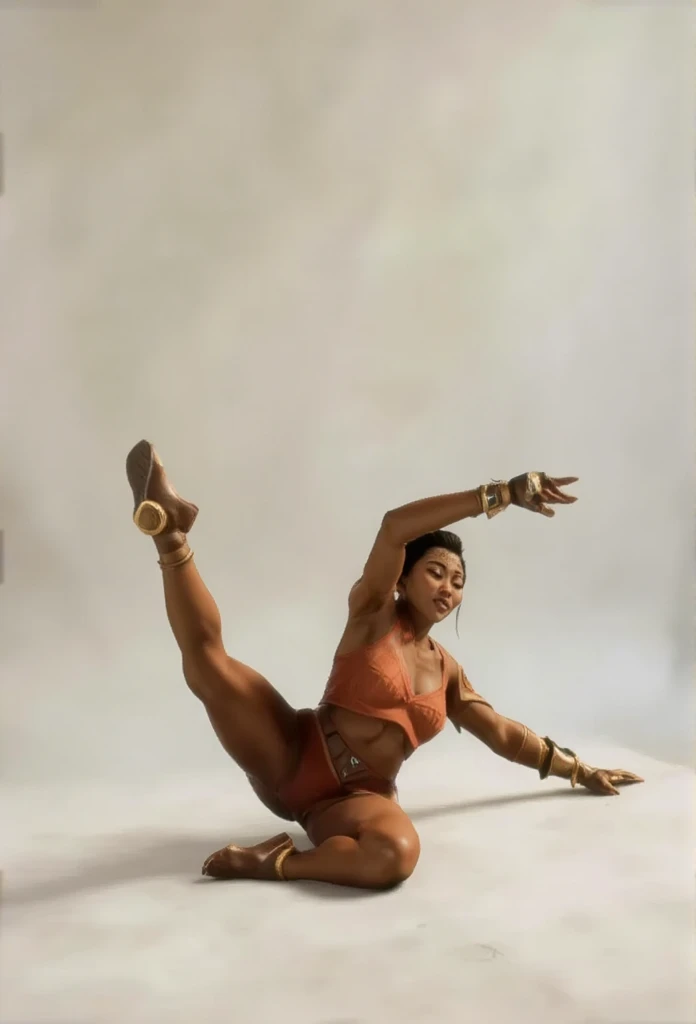 Bellaralutare, gymnast doing a split while sitting on the floor, legs stretched out to the side, 8k ultra-detailed photo, nikon camera, masterpiece quality, intricate details, hi-res, photorealistic, vivid colors, raw photo, 