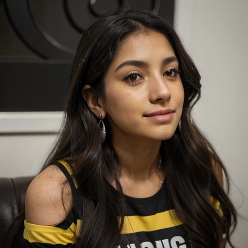 20 year old, woman, cute, persian, influencer, instagram, classy, sharp nose and wavy hair, porous, natural, ultra-realistic, naruto cosplay