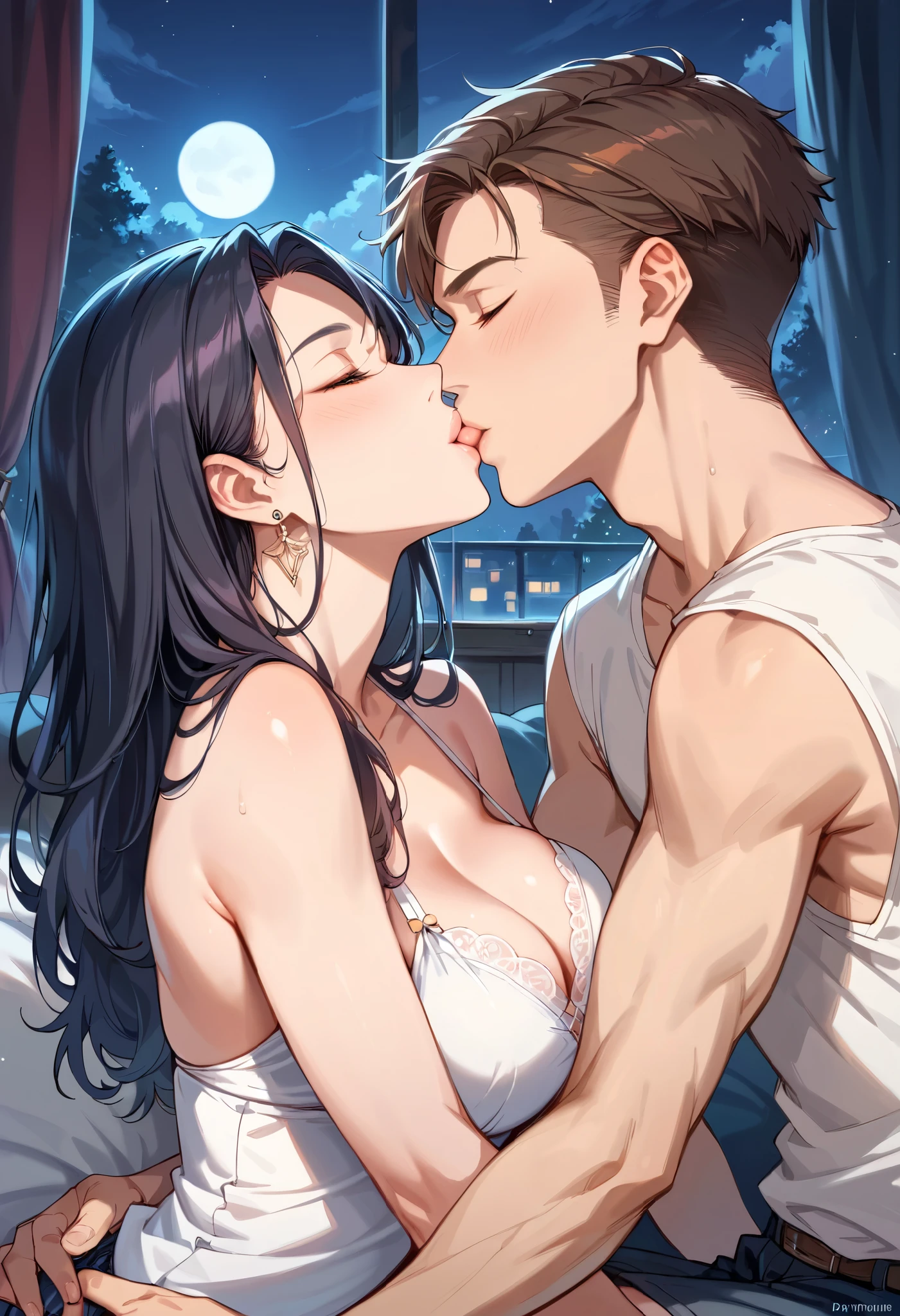 score_9, score_8_up, score_7_up, source_anime, 1male, 1girl, {{cunnilingus}}, lick anal, male tongue, girl sit on man’s face, girl show pussy, kneeing, {best quality}, {very aesthetic}, {ultra-detailed}, {best illustration}, nsfw, open legs,