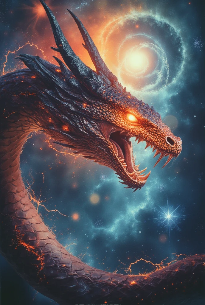 Dragon Moon Cool Cool Strong Fantastic Logo