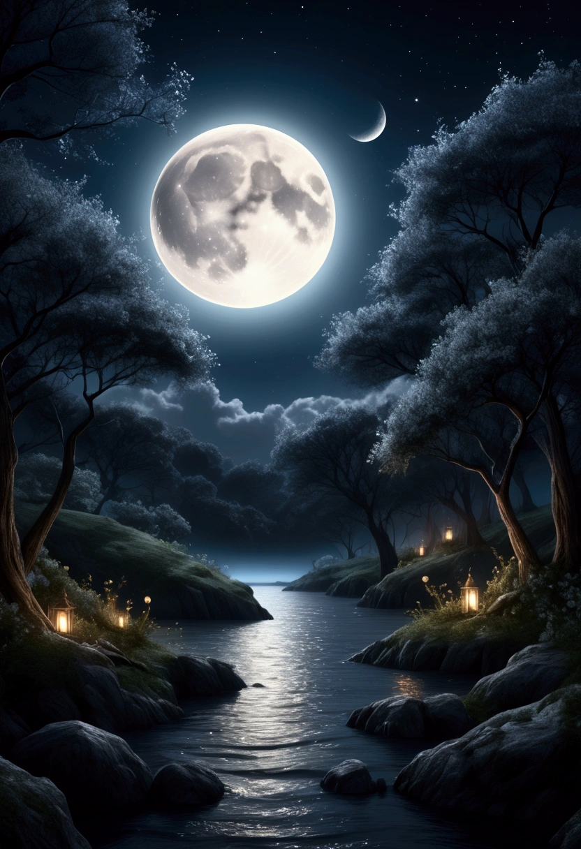 A detailed fantasy drawing of a full moon with many eyes, intricate celestial patterns, and a mystical, dream-like atmosphere, (best quality,4k,8k,highres,masterpiece:1.2),ultra-detailed,(realistic,photorealistic,photo-realistic:1.37),detailed fantasy moon,celestial moon with eyes,surreal moon eyes,ethereal moon, detailed celestial patterns, dreamlike moon, mystical moon, fantastical moon, dark fantasy moon, intricate moon details, exquisite moon drawing, moody moon, atmospheric moon, moon with celestial imagery, detailed moon textures, dramatic moon lighting, surreal moon scene