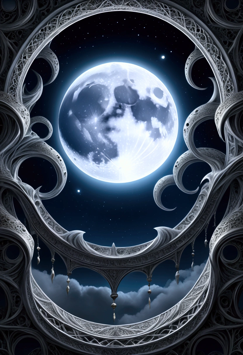 A detailed fantasy drawing of a full moon with many eyes, intricate celestial patterns, and a mystical, dream-like atmosphere, (best quality,4k,8k,highres,masterpiece:1.2),ultra-detailed,(realistic,photorealistic,photo-realistic:1.37),detailed fantasy moon,celestial moon with eyes,surreal moon eyes,ethereal moon, detailed celestial patterns, dreamlike moon, mystical moon, fantastical moon, dark fantasy moon, intricate moon details, exquisite moon drawing, moody moon, atmospheric moon, moon with celestial imagery, detailed moon textures, dramatic moon lighting, surreal moon scene