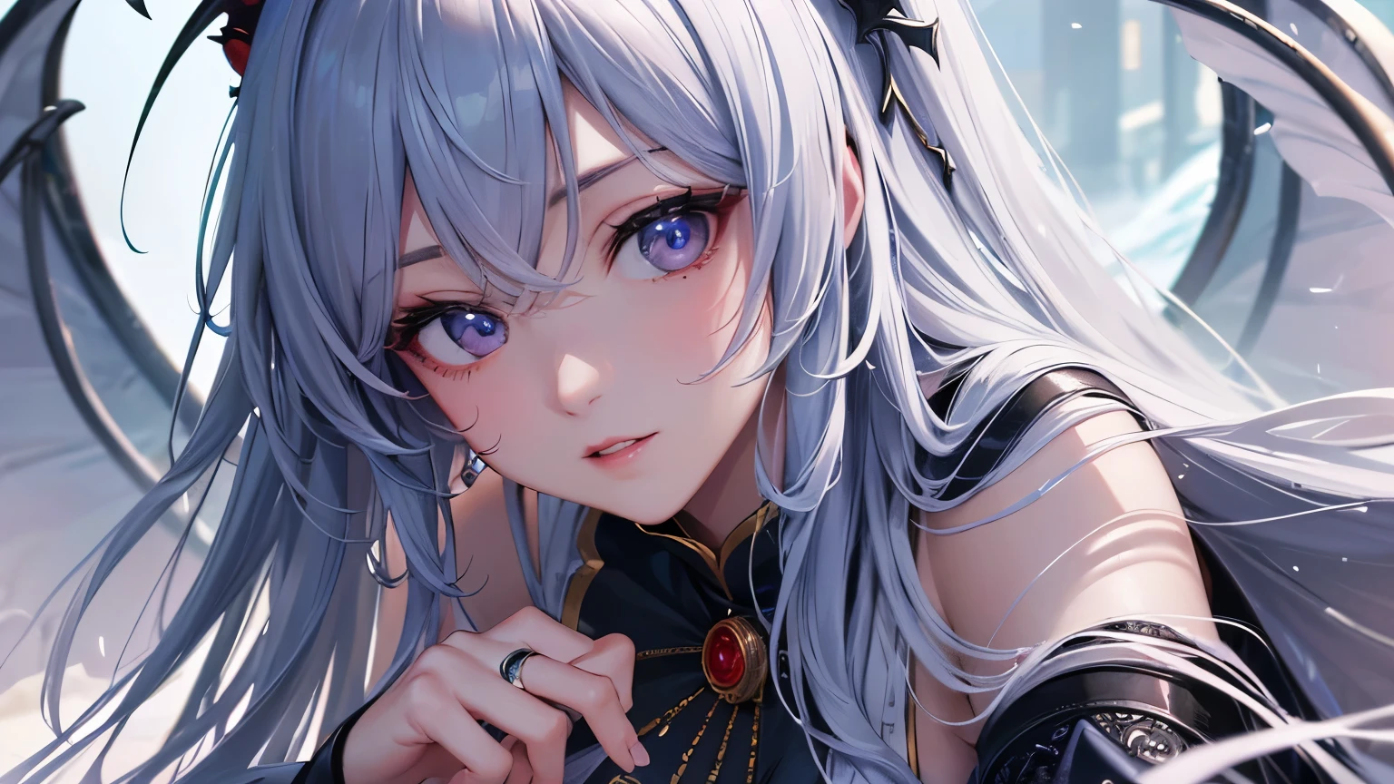( top quality)),( Ultra A High Resolution),( ultra-detailed),(Detailed depiction),((Best Photos)),( Best Artwork ), Ultra Precision Art, Amazing Art Depiction , Adult beauty、 (天使とDevil's Wingsを持つ女性:1.8),((((Angel and Devil Fusion 1 .9)))),Devil's Wings:1.4,Angel Wings:1.4, shiny thighs 、Clear skies、The open sea、⦅Full body illustration⦆、(8k,masterpiece, top quality), double piece on the side of ,( simple background), bob cut hair,Brown Hair, detailed face ,Straight face,shy, slender body, detailed skin, beautiful eyes, middle of chest,Beautiful Hips