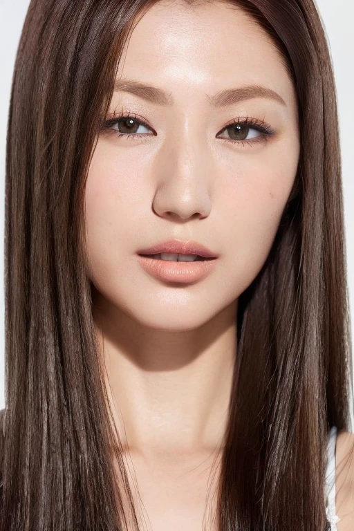 (Italian women、  perfect style：1.4、 slim abs：1.2、(( dark brown hair、Huge ：1.2))、( Natural Soft Light 、Town Town :1.1)、 high definition face and skin texture、 detail eyes、 double eyelids 