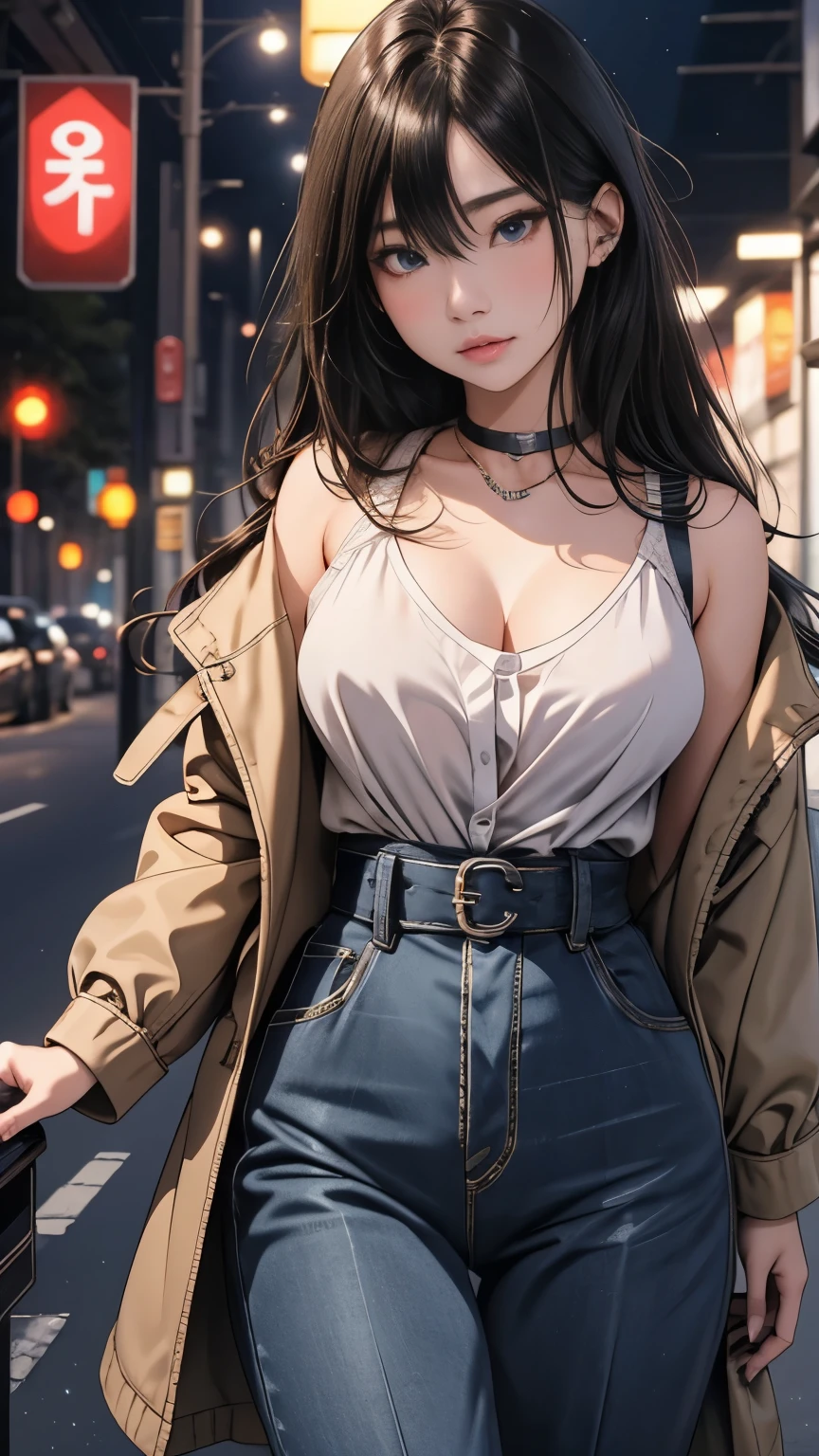 Highest quality、High resolution、Detailed Background、(Beautiful face in every detail:1.4)、Anatomically correct、(Normal number of fingers:1.2)、Highly detailed face、Detailed eyes、Beautiful women in their 20s、(Huge breasts:1.2)、Perfect body line、Braided bob cut、ponytail、Wavy Hairstyle、Cute Eye Makeup、Cute Lip Makeup、Model pose、Cute gestures、Harbor sunset、A seaside promenade at dusk、Show the whole body、

(A beautiful model with a popular spot in the background:1.5)、

I recommend a floral print in soft, spring-like colors.、A clean and feminine dress is cute、
It's stylish to combine a white cardigan, etc., as an outerwear、Casual items such as flat sandals are recommended、
Earrings and necklaces、Combining a wristwatch, etc., will make it look more gorgeous、
Overall, it's a casual but clean look with a dress as the center.、very beautiful