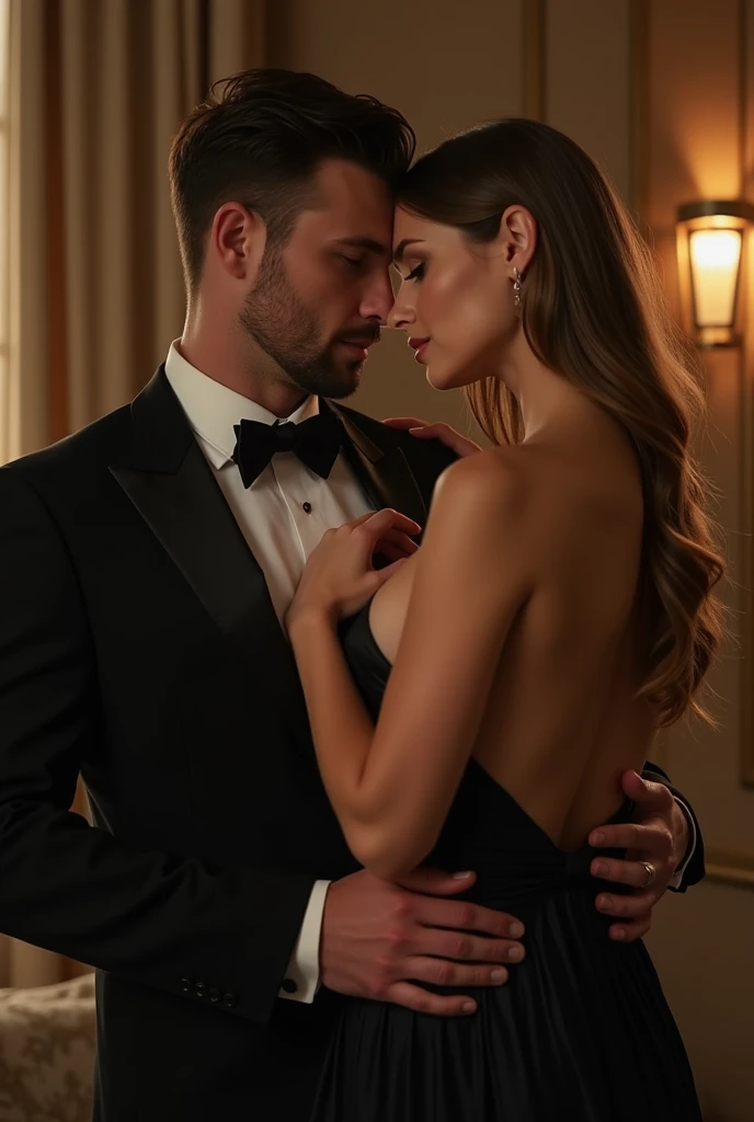 Super sexy Russian bimbo have intimate moment with her sugardaddy business tycoon