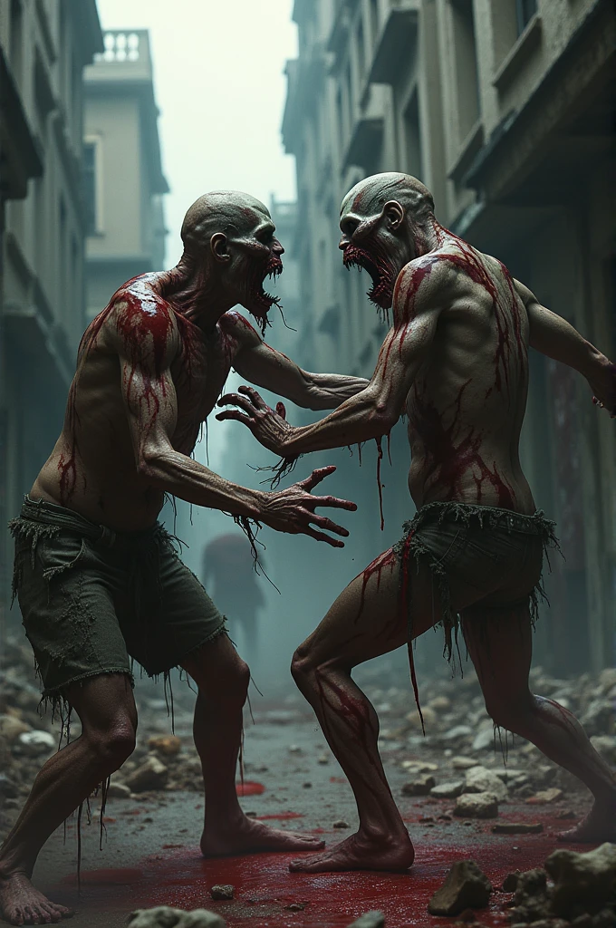 Zombie sucking a dick
