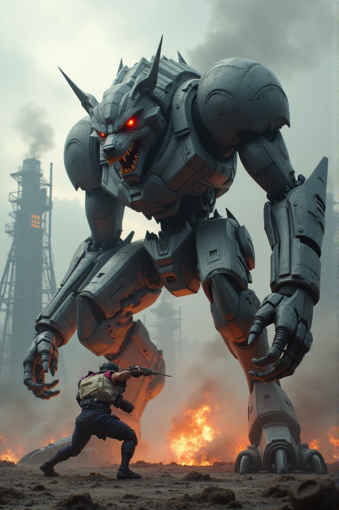 a badass Evangelion robot, heavy damages, savage berserk mode pose like an animal, opening mouth, epic composition, Ultrakill, Pragmata, dark castle background, artstation, epic realistic, hdr, colorful shot, intricate details, intricate, cinematic, detailed, stormy weather, more colorful, more colorful, in the style of an action comic and manga colourful inking, aquarel coloring