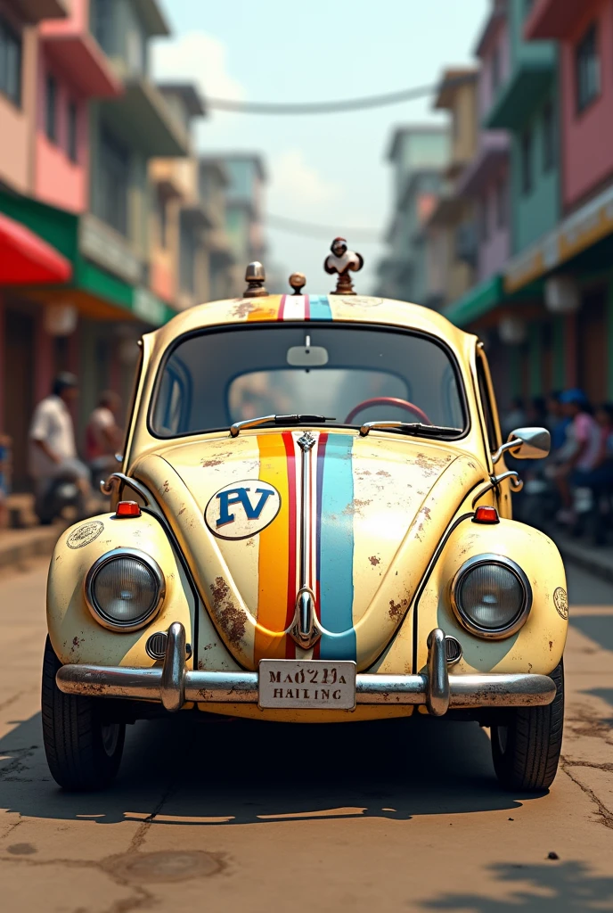 Fusca amarelo