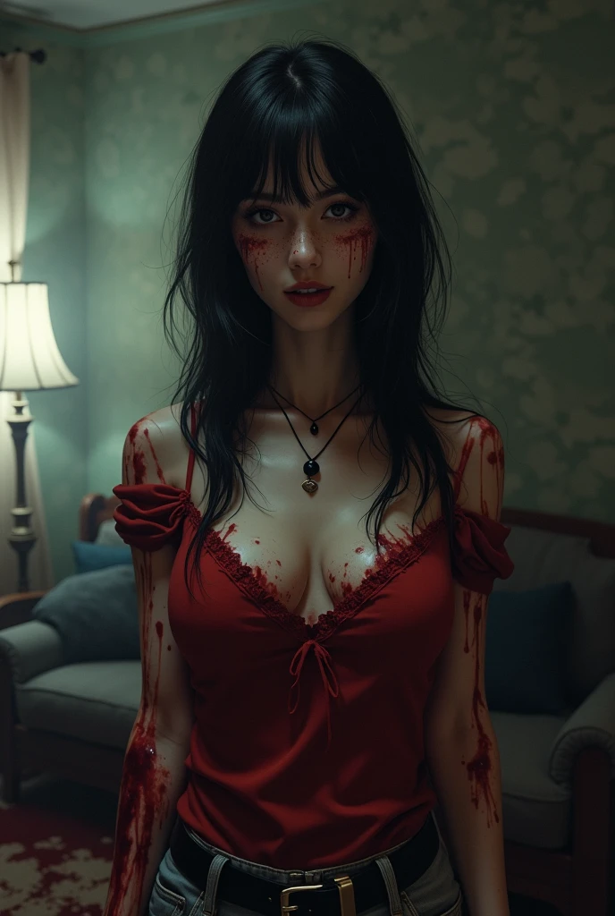 (pretty woman with glasses), body defined, medium breasts, short hair, bob haircut, 8k, best quality, real picture, intricate details, ultra-detailed, ultra highres, depth field, (photorealistic,realistic:1.2), masterpiece, ((costume dress of Spider-Man)), (bruise, dirty, torn clothes, revealing clothes, blood:1.3), superhero, best quality, realistic, photorealistic, (intricate details:1.2), (delicate detailed), (cinematic light), sharp focus, realistic face, detailed face, wallpaper