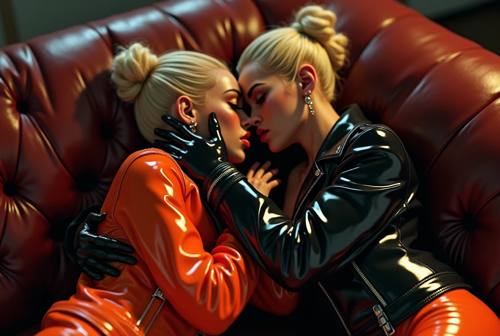 Dua Lipa, Ava Max, lesbians, Kiss on the dance floor, Beijar, sexy, sexy juntas, cantoras, traje futurista, videoclipe beijo apaixonado juntas
