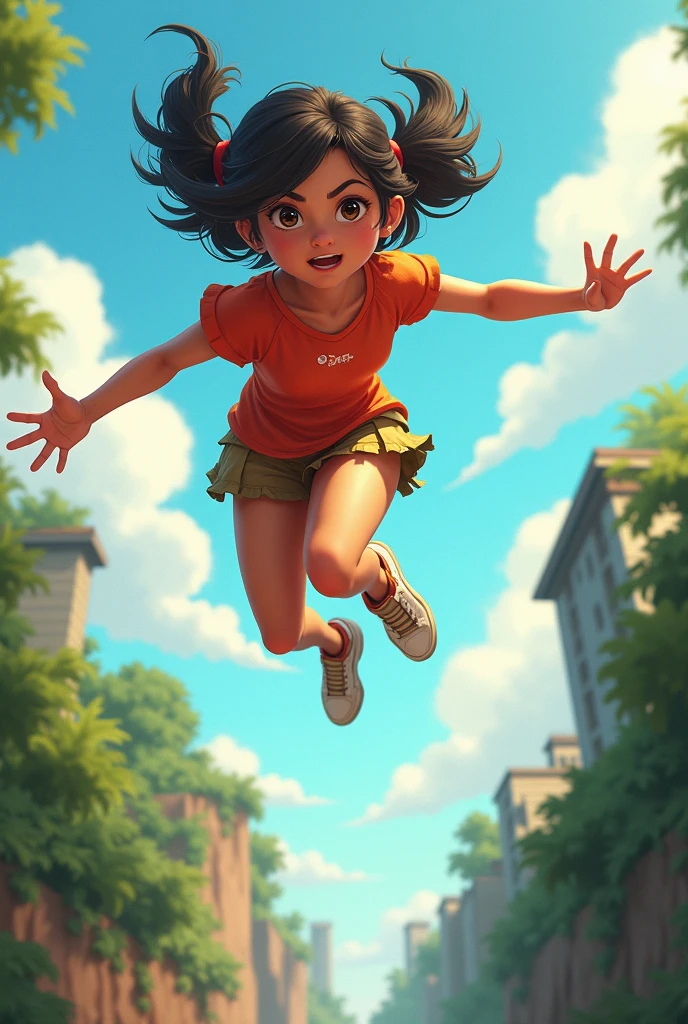 (best quality,ultra-detailed),young girl skateboarding down a mountain road,illustration,oil painting,high energy,freedom,speed,adventure,wide smile,brown flowing hair,bright summer day,spectacular mountain views,dense forest on both sides,vibrant colors,stunning landscape,exhilarating experience,skateboard with intricate details,skilled and confident rider,playful expression,crisp air,refreshing breeze,thrilling twists and turns,twinkling sunlight through the leaves,enthusiastic crowd cheering her on,quick reflexes,graceful movements,sun-kissed skin,natural surroundings,smooth pavement,serene atmosphere,joyful laughter,beautifully crafted skateboard,precise control,adrenaline rush,action-packed,photorealistic,surreal lighting,euphoric feeling.
Be aware of:It's best to make sure the topic is a complete description of the scene,To give the subject、Scenes and details。The tag given is specific and reasonable,Add appropriate tags according to the theme,There needs to be enough detail to produce a complete picture。