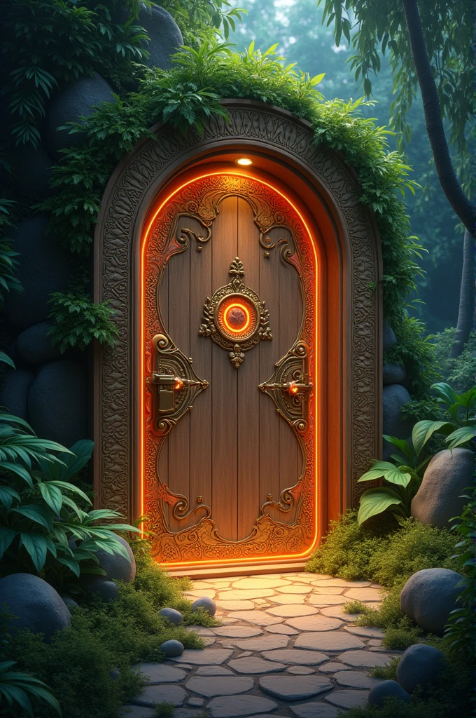 Magical door being restored like in the movie encanto