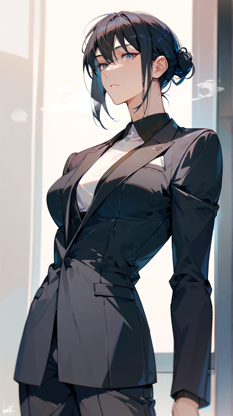 {{Kirigaya Naoha:1.4}}, {Sword Art Online}, 8k, Best Quality,Super detailed, It is high resolution., Highly detailed CG, Clear, Best aesthetic, Great shading, (Photorealistic:1.3), High contrast, Ultra-thin illustration, Shrinkage rate, Beautiful detailed eyes, Beautiful detailed skin, Realistic skin, Beautiful detailed hand, Beautiful detailed fingers, Beautiful detailed hair, Detailed hair, Beautifully detailed ears, Beautiful Detail Lip, Professional Lighting, 1 Girl, Solo, Age 25, Beautiful woman, Shiny black hair, (Bobcut), (blunt bangs), (The left and right hairpins are fixed), (black eyes), (big eyes), Jacket, Short skirt, Movement angle, Lip gloss, Cowboy Shot, blush, A look of temptation, Seductive pose, looking at the camera, hand on own ass,