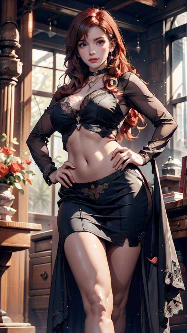 Description:
Create a full body visually stunning and captivating image of Scarlett Johansson with long hairs, renowned for her portrayal of the iconic Black Widow, provocatively dressed in a sexy black lace lingerie ensemble. This photograph aims to showcase both her undeniable sensuality and strength, immersing viewers in the complexities of this charismatic character. Pay meticulous attention to every detail, from wardrobe to lighting, to ensure a high-fashion aesthetic that accentuates Scarlett Johansson's allure.
Compose the shot in a way that accentuates Scarlett Johansson's natural beauty and exudes a sense of power. Experiment with angles to capture the perfect balance between her seductive pose and an air of confidence that emanates from within. Consider a traditional portrait style, maintaining a dominant focus on her face, expression, and upper body. However, feel free to explore different perspectives to create a dynamic and engaging visual.
Select an exquisite black widow lace lingerie ensemble that combines elegance, sensuality, and a touch of mystery. Attention to detail is crucial here - choose a lingerie set that features delicate lacework and intricate designs, emphasizing the character's alluring and dangerous nature. Ensure that the fit is impeccable and complements Scarlett Johansson's physique, accentuating her curves without compromising her comfort.
Scarlett Johansson's pose should exude confidence, control, and poise, while maintaining an air of mystery and intensity. Encourage her to use her body language to convey strength and sensuality simultaneously. Capture her with a gaze that penetrates the viewer, captivates their attention, and creates an emotional connection with the image.

Make sure to retouch the image skillfully, enhancing Scarlett Johansson's natural beauty without altering her unique features. Pay attention to small details such as stray hairs, blemishes, or distractions that may detract from the overall impact.