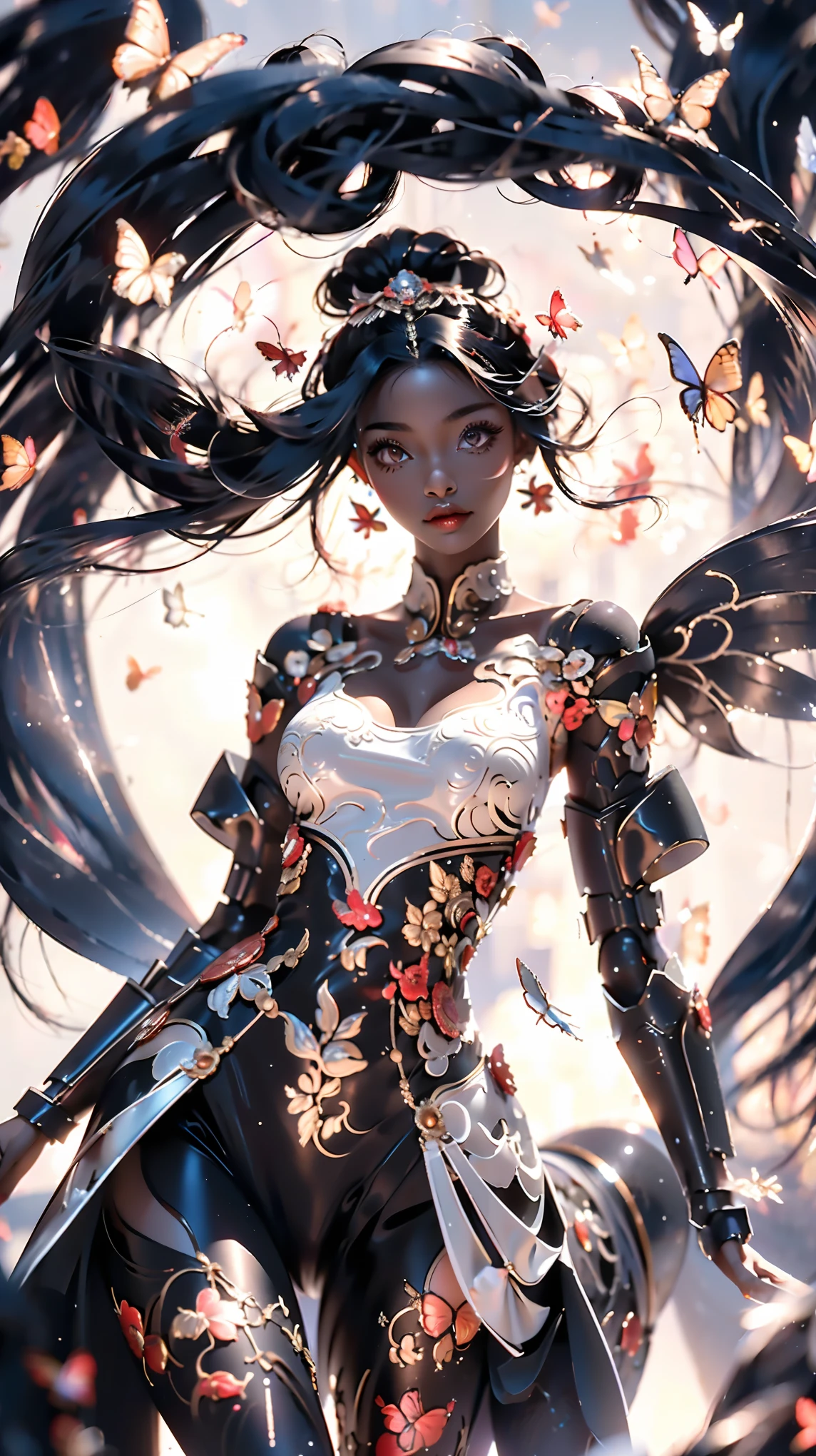 creates an epic picture ,超大广horn、Ultra deep depth of field ,Super focal length 、Super-sharp 、Super complex、 Super Detailed 、 super realistic 、 colorful、 supernaturalism , used an all-round three-dimensional moving camera ,多horn度拍摄, graphics to divide the scene and dynamically distribute the material 。 The Three Realms of the Multiverse(Elite Club 、The stars gathered :2),(组群超过9位女皇horn色:2)Passionately interpret :(A seamless embedded cybermecha centaur with a perfect integration,Centaur,Centaur:1.8)、( Phoenix Empress 、 Mini Fairy Fairy Imperial Wind 、 Princess Sphinx Princess Bathing Sand 、 Princess Sphinx Cat Bathing 、 Sky Demon Dragon Queen Tengyun Driving Fog 、 Fiery Fire Queen 、 The charming Conjuring Queen Tifflin ),每位horn色具有独特的外观特征、 magical ability 、Stance and Movement , Special Organs 、Artifact Equipment、Special scenes and natural phenomena,Clearly layered,Lively action,Creative Layout ,( combines various styles and high quality fabrics :2), Dragon Queen Blue Purple Tights , Exquisite Combination Scenes , super sexy 、 Super Curve 。 Inclusive Display , details are true ,Super intricate details, ultimate clarity , Ultra high quality output , makeup fine-tuning to make facial features 、 asymmetrical appearance , neoclassical Chinese and Western style (Dress、Casual Clothes、Warframe、 cyberpunk、Wedding Dress), Advanced Brush Tool , Combining Mythical Legends and Monster Characteristics (horn、tail、Tentacles、Wings、Feather、scale、nail、hoof、Anti-Joint 、Arthropod、fur、Chitin 、Pattern、Tattoo、, ornate decorations, etc. :2), Physiological Perfection、 standard medical beauty 、 Biological Adjustment , Super Giant Teardrop Papaya Big Chest 、Round and straight、Enchanting and sexy、Low body fat percentage ,The infinitely changing miracle magic decoration ( invisible coding :2), The Sphinx Cat Princess of the Desert 。Perfect childlike look,Perfect muscle lines, Narrowed Ribs 、Smooth shoulder blades、纤瘦腰腹与 Super Giant Teardrop Papaya Big Chest 形成强烈反差,Long body 、Beautiful curves、 Proud Business Line , Special Moves : Side knee bends、 Straightens waist and raises head、 Bunny jumps with hands behind back、 Lifts head on the ground、Side bends, Frequent interaction ,Lively action, Jade horizontal chest 。City mountains glow,Vegetation is abundant, Neon Symbols Float , Blurred Outer Space Supergiant Constructor Park logo glides through the sky 。Refer to Onlyfans 、tiktok、 Douyin and other social media materials , Using Mindjourney 、 Stable Diffusion advanced brush tool 、 Material Texture Pack、Special model library、Real Motion Capture Library。Fun,Light Code , Commercial Giant Production , Clean Picture ,True story,Vivid image, Turing Test ,Micro-expression,Grand Prize Entry,Focus on people, Highlight Moments ,Magnificent epic,Sacred,Group of people, Illusory Aura , holiday atmosphere, Fire Flash ,Colored smoke,tension,Rendering,jelly,} Lens Language ,A metaphor for concentrated computing power 、Implicit 、Conceal mysteries(Hall of Fame Characteristics、性tension:1.8)。