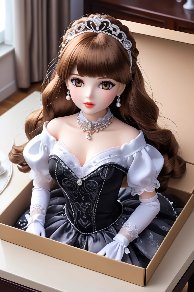 Elevation 168cm （Three-dimensional 84 56 84） Wearing tulle, peerless face, good figure --auto