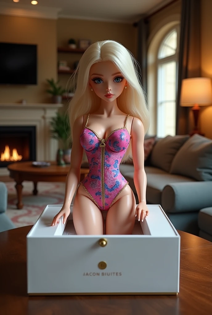 Hippie Barbie doll box