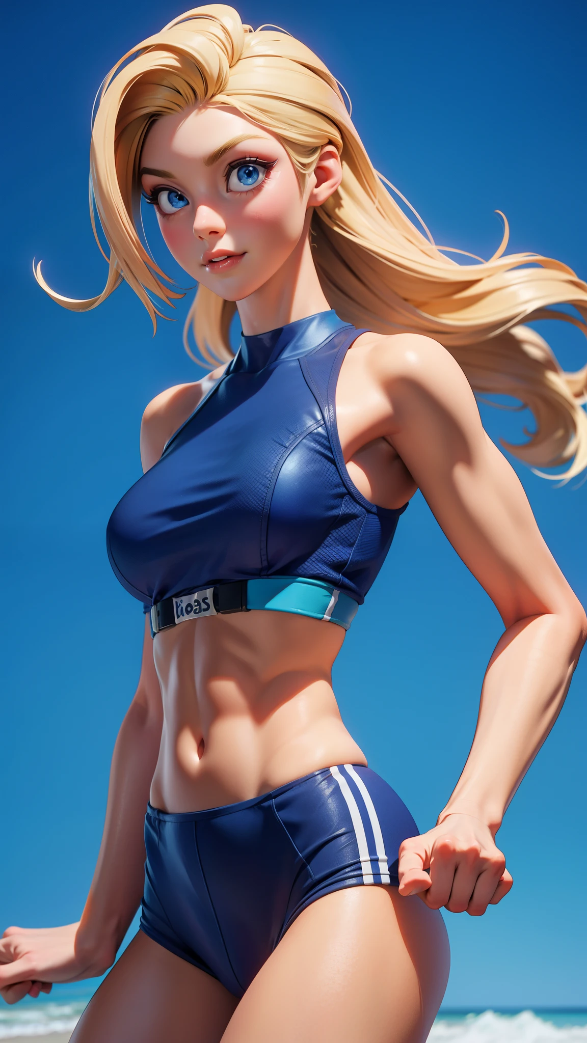 (Two Women),(Two beach volleyball players standing side by side:1.5),(Japanese),(Same beach volleyball team:1.5),(Beach volleyball tiny bikini uniform:1.3),(Wearing the same uniform:1.5),(Mr.々Hairstyle:1.3),break(whole body:1.5),(Beautiful Eyes),(Beautiful Face),(Very detailedな顔:1.5),((Very detailedな女性の手:1.5)),(Sunburned skin:1.5),(Muscular:1.3),(Thick thighs:1.5),(The background is a clear blue sky:1.5),(((Blur the background:1.5))),((Gentle light:1.5),((Written boundary depth:1.5)),BREAK(((masterpiece:1.5),(highest quality:1.5),(Very detailed:1.5),(High resolution:1.5),(Realistic:1.5),(Realistic:1.5))),8k
