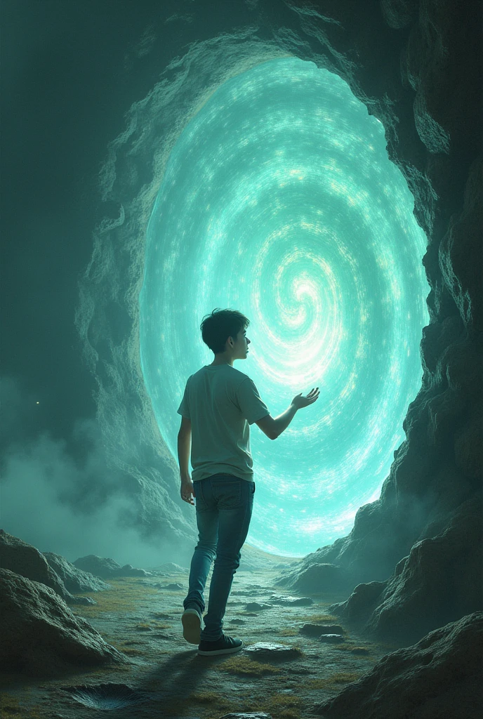 16 year boy  circular portal 