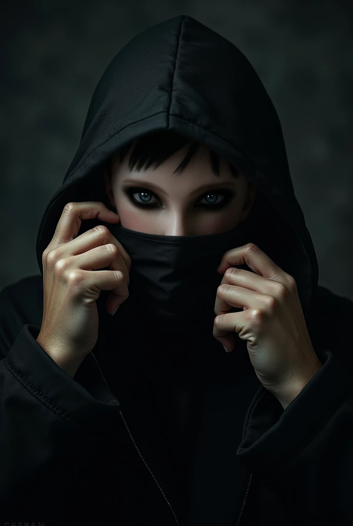 The face of a fat woman who is not beautiful, (((without a mask)))