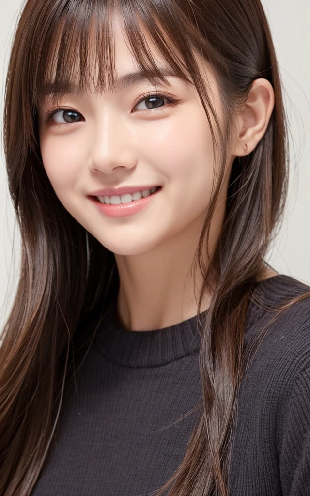 Beauty、21 years old、cute、smile、One mole under the left eye、Thick lips