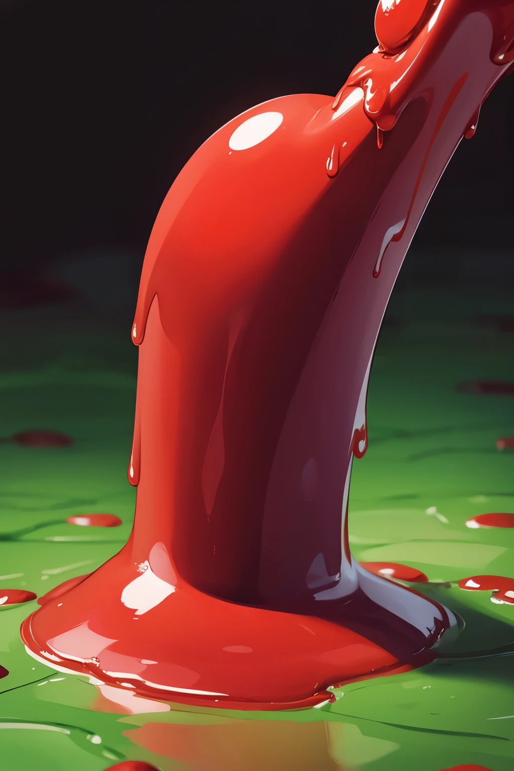 (CheeseOnTopStyle Maroon cheese), (Maroon Exercise mat) <lora:CheeseOnTopStyle:0.7>, in mushroom forest location