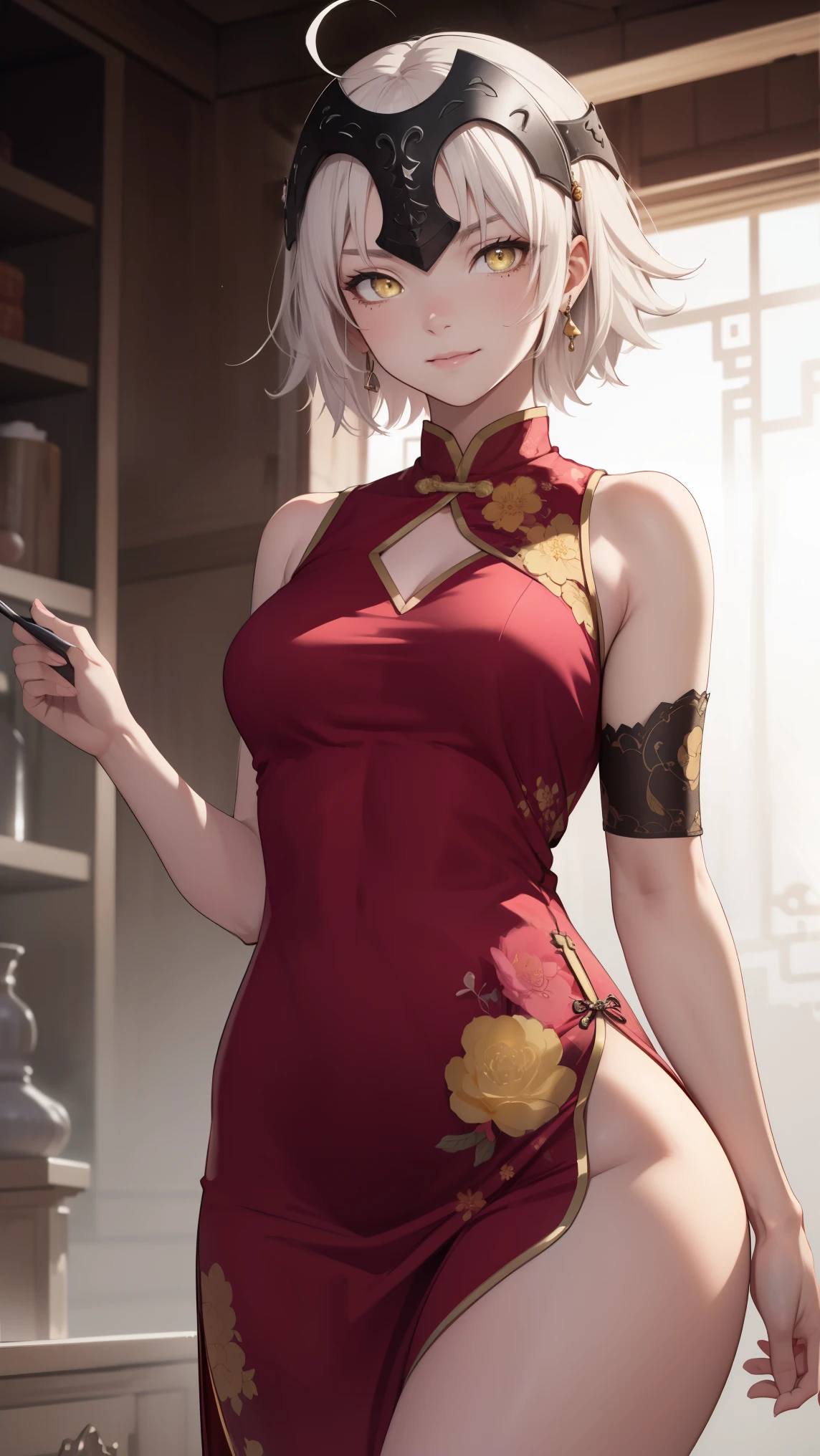 jalter, jalter, white hair, (yellow eyes:1.5), headpiece, ahoge, long hair, very long hair,
BREAK (skirt, bare shoulders, sleeveless, forehead protector, konohagakure symbol, chinese dress, pink dress, pants:1.2),
BREAK (full legs:1.5), original, ((perfect female figure)), detailed skin, looking at viewer, standing, (white background), closed mouth, smile, looking at viewer,
BREAK (masterpiece:1.2), best quality, high resolution, unity 8k wallpaper, (illustration:0.8), (beautiful detailed eyes:1.6), extremely detailed face, perfect lighting, extremely detailed CG, (perfect hands, perfect anatomy),