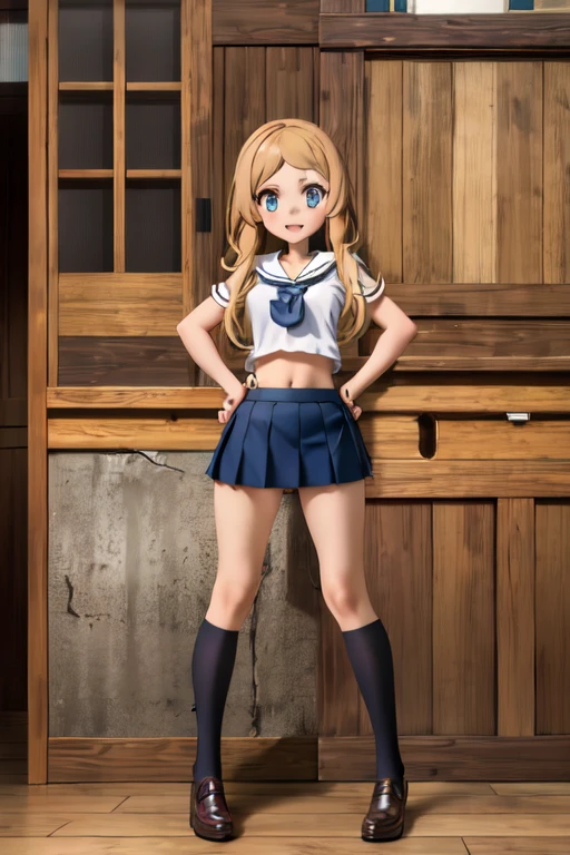 serena, skimpy school girl outfit