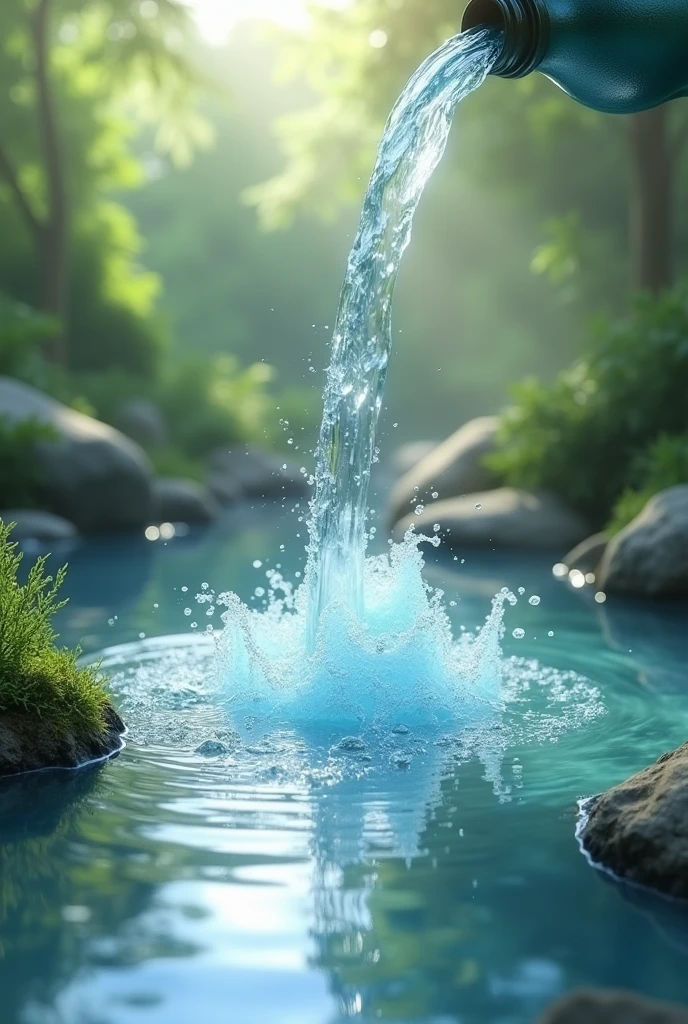 Create a water dissolving using a environmental friendly chemical