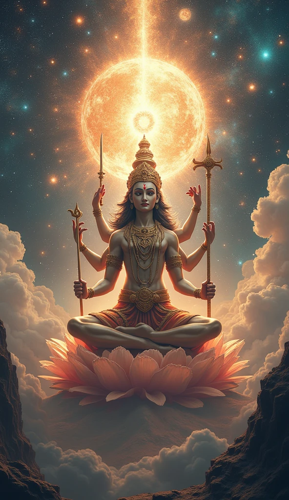 Indian hindu god brahma ratio 16.9