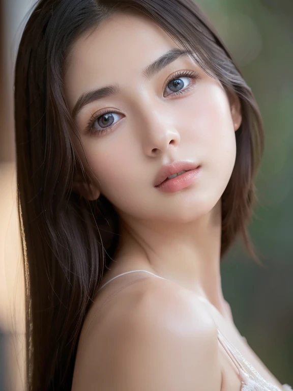 "a beautiful young maiden of 23 years old" break. symmetrical eyes, symmetrical face, ultrarealisic hair, detailed hair,
blurry background, ultrarealisic skin texture, detailed eyes, "ultrarealisic eyes", (perfectly made up face:1.2), "emphasis on the look", (greenish eyes:0.85),
(captivating allure:1.2),  (exuding natural beauty and sensuality:1.2),
(fitted shirt and sexy skirt), smile break. (masterpiece:1.4, Realistic:1.3), (photorealistic:1.4), (extremely delicate), (ultrarealisic:1.3), (extremely intricate:1.2), (highly detailed:1.3), absurderes, 

(Octane render),(Realistic photograph),(Ultra-smooth),(8k resolution, 8K RAW, 8k uhd),(Hyperrealistic rendering), ultra high res, Multi-layered textures,Efficient Sub-Pixel,sub-pixel convolution,
Post-processing,Anisotropic Filtering,Depth-of-field,Maximum clarity and sharpness,
Accurate simulation of light-material interaction,Low ISO,White balance,Rule of thirds,Wide aperature, (Sharp Focus:1.2)