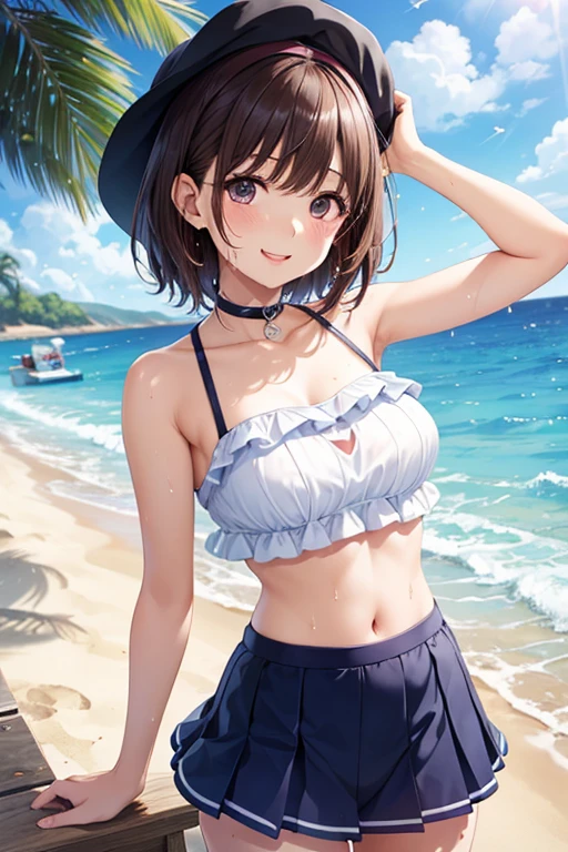 cute wife in bikini