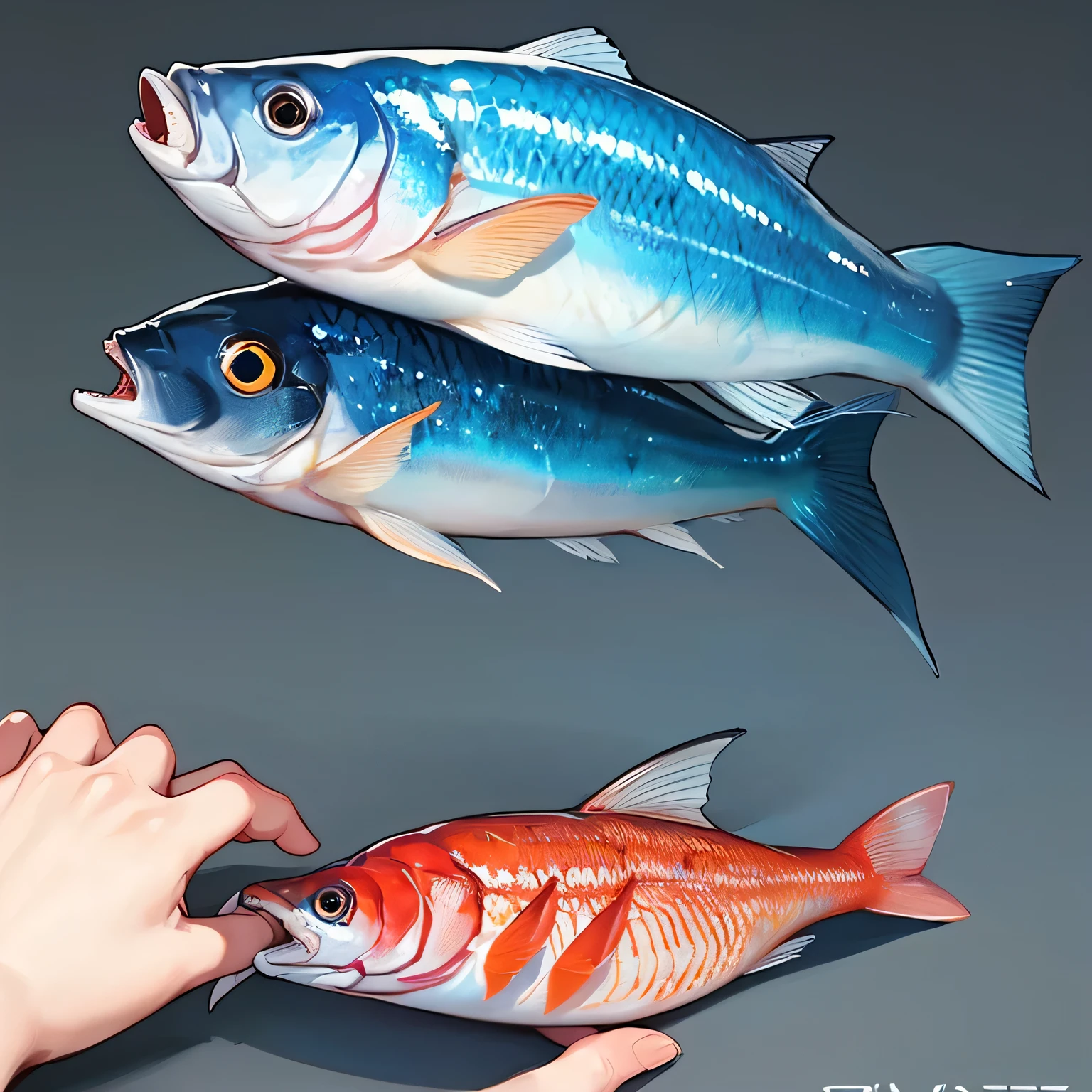 tuna,Live fish,vectorial,white backgrounid,complete,Don't show people。