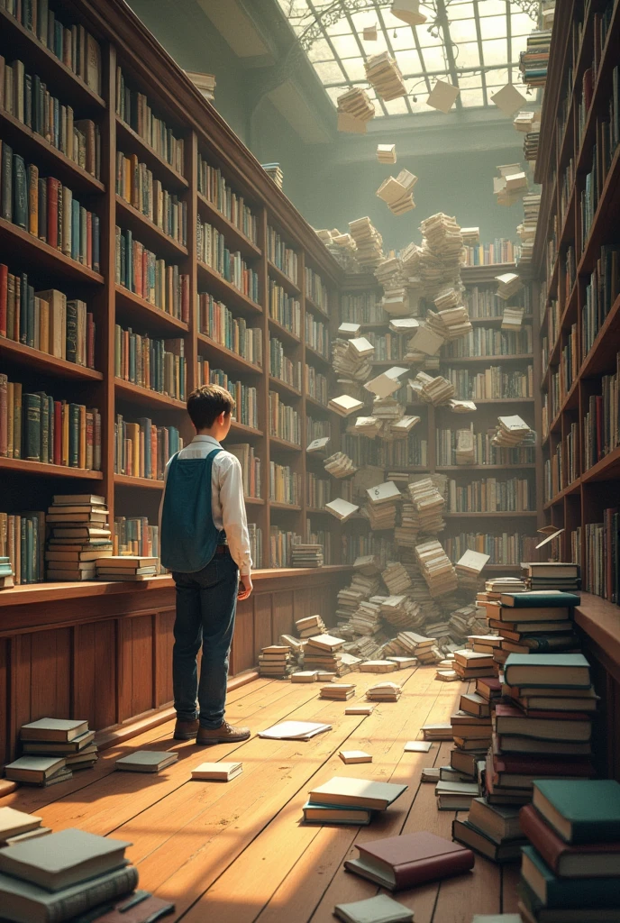 Chapter 4: The Library Chaos** Thinking he was better suited for a ...