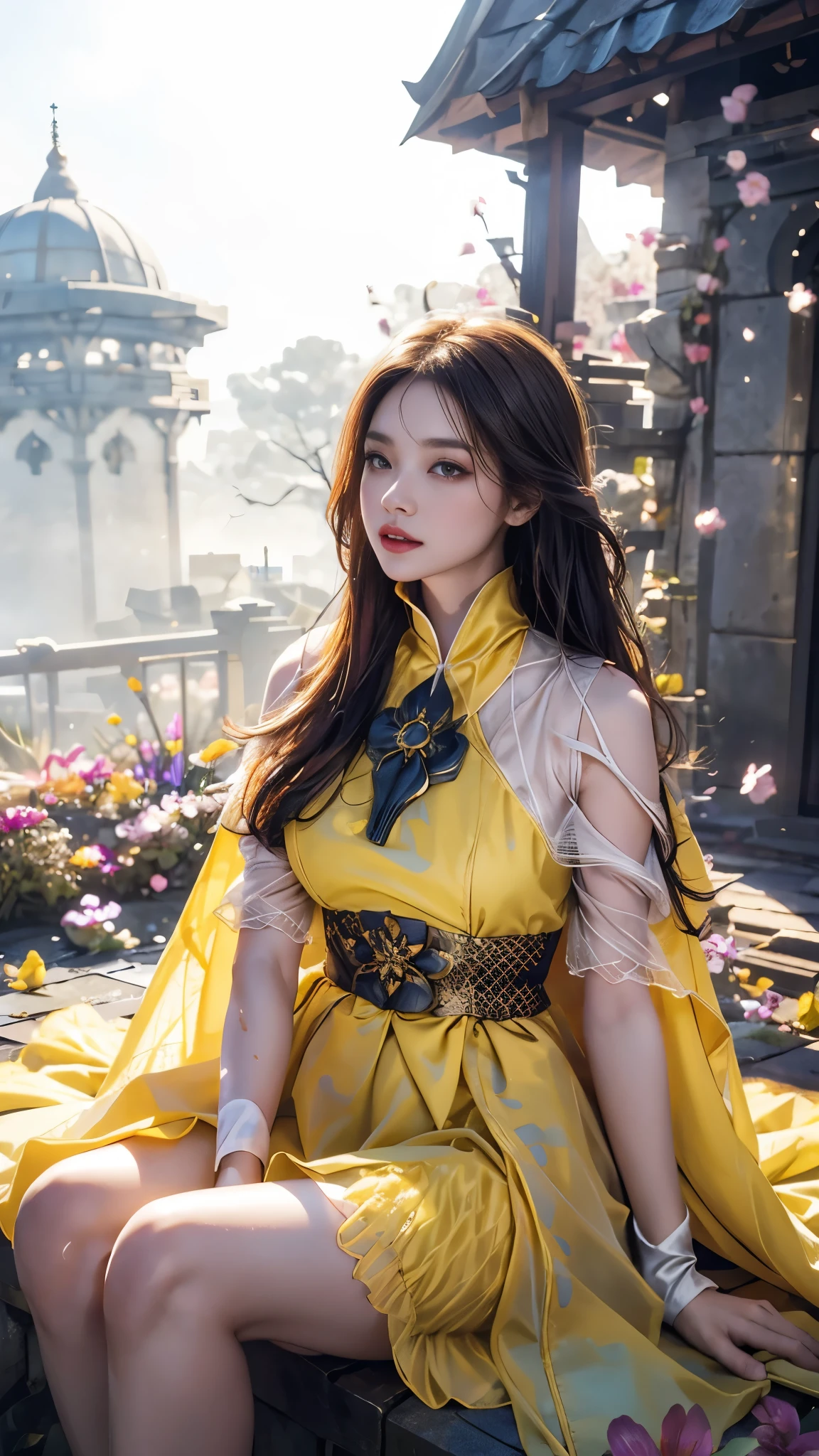 Best quality, Master, high resolucion, Wuxia 1girl,Delicate sheer gauze garment,Untie wide clothes,Naked,Delicate sheer gauze dress, Super beautiful face, super beautiful eye, Super beautiful hair Super beautiful face,Super beautiful eyes,Super beautiful hair,Cloud sideburns,Golden sky,The floor is covered with gold bricks,Square gold bricks,The floor is as flat as a mirror,A pool of sands paved with sands,There are no walls,Colorful lotus,People in the sky,With five Buddha crowns,Golden sky,Golden Onyx,Golden marble,Golden architecture,A lotus flower as big as a wheel,Yellow,Red,Violet light,White light,blueglow,Golden canopy,A rain of petals fell from the sky,Gyeongbokgung,Beautie,Yue Wang Gou Jian sword,martial,Aerocoagulation,Blow flowers,flying snow,Gyeongbokgung,atlantean,Beautie,Yue Wang Gou Jian sword,martial,Aerocoagulation,Blow flowers,flying snow,Best quality, Master, high resolucion, Wuxia 1girl,Delicate sheer gauze garment,Delicate sheer gauze dress, Super beautiful face, super beautiful eye, Super beautiful hair Super beautiful face,Super beautiful eyes,Super beautiful hair,Cloud sideburns,