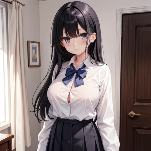 2girls,sairenji haruna,kotegawa yui,little angry,grabbing breasts,nsfw