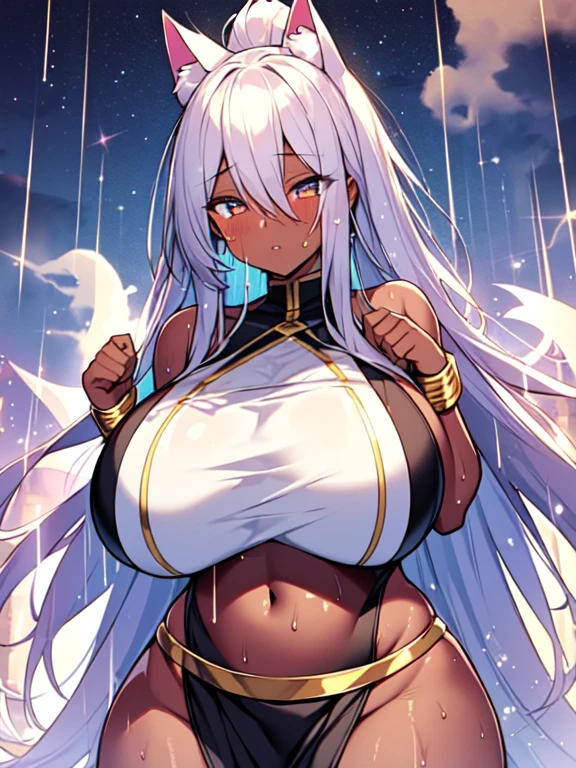 purple eyes, naked, no clothes, firm tits, firm ass, perfect body curves, wearing a small crown, looking at viewer, standing, (perfect shadow), (perfect lightning), (classy face), (goddess face), masterpiece goddess of sorrow, edelgard fire emblem, white haired, white haired lady, gapmoe yandere grimdark, white-haired, smile faintly, narrowed eyes, cum in pussy, red pussy