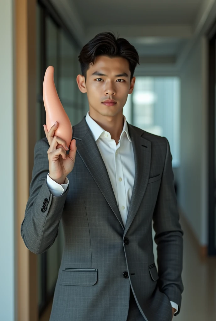 1boy、Photo Quality、Handsome Men、Mash Hair、Japanese male, 、Slim body、Completely naked、Full nudity、erection、Huge penis、Highest quality、Realistic、beautiful、Angry look、Smash the smartphone、On the road