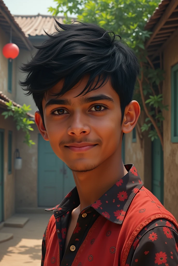 A 19-year-old white-skinned young man from Sri Lanka