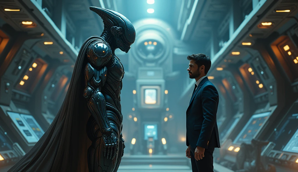 Venom and the animal black panther、genetic research institute。There is a large glass cylinder used for scientific experiments。They are each contained in a cylinder。