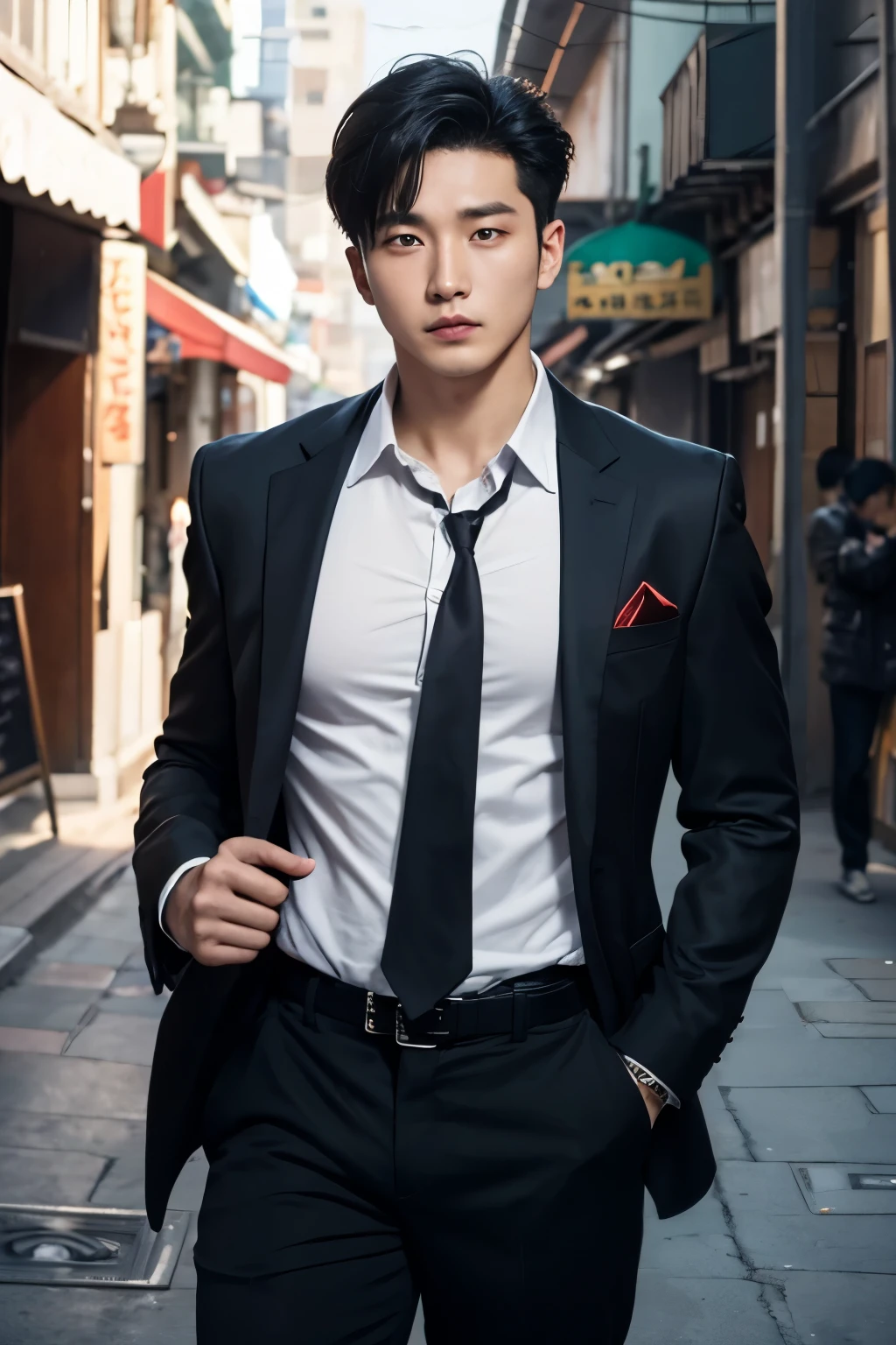 Kim Shin, a 25-year-old Korean male hero, is the head of a mafia clan. He is an acute and intelligent leader.