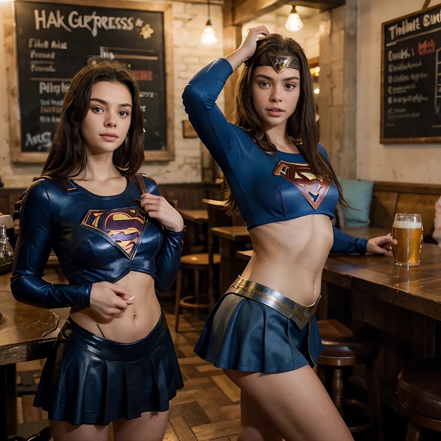 } Breathtaking Beauty,  High Quality , 8k,  realistic , photo realistic , front view:1.5,  Supergirl leaning back into the vending machine and drinking canned coffee:1.331, Small can coffee   :1.331,  standing:1.331, (  breakfast masterpiece , 最 High Quality :1.331), front view:1.331,  Japanese woman in a Supergirl costume :1.21, Adult Female, 成熟したAdult Female, Supergirl:1.21, ( sexy blue latex crop top , red pleated miniskirt  ,  red long boots :1.331), Clear and detailed eyes   ,  brown eyes in the bedroom ,   blouse with its hands on the window sill is trying to break through the :1.21,  slender body:1.21,  Thin Waist:1.21,  thin hands and feet:1.21,  Flat-chested:1.21,  brown hair,  wavy hair with a graceful expression ,  red,   midnight vending machine corner ,  lots of vending machines lined up , Cat Walking ,   Dynamic and emotional movie lighting  ,   A perfect draping composition ,  proper placement in office clothes,  golden ratio,