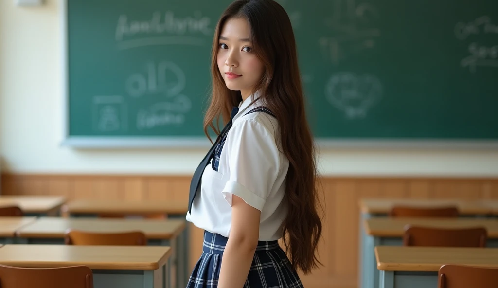 (1 girl), (sexy look:1.5), (flat chest:1.3), (very detailed目, very detailed顔), (超realistic, High resolution), (highest quality:1.4), (hyper quality), real skin texture, RAW photo, (realistic, Photoreal:1.37), very detailed, professional photography, (school uniform, pleated skirt:1.3), (look at me), (School, classroom), ((Face to face with me:1.4)), (from below:1.3), realistic private parts, lace panties, Japanese high school girl、超highest quality、masterpiece、超High resolution、written boundary depth、(Photoreal:1.4)、(award winning photos、信じられないほどのmasterpiece:1.3) 、RAW photography、golden ratio、Highly detailed CG Unity 8k wallpaper、detailed and complex、original、High resolution、RAW photo、(perfect body shape)、detailed and complex、Digital single-lens reflex camera、soft writing、(background person blur:1.1)、Sigma 85mmF/1.4、50mm Lenac lighting、nffsw、hyper real、color grade, Rear view,from below:1.3), (((Holding the hem of her skirt, she opens her legs and shows off her real pussy.:1.4))), (vagina)、spread legs、Lying down、On your back、penis、cum in pussy、(focus on girl)