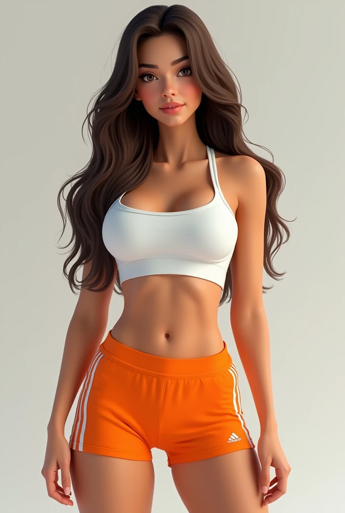 ((best quality)), ((masterpiece)), (detailed), perfect face, blue eyed, small nipples, Moroccan woman, in yoga
leggings,, tanned perfect body cleaning