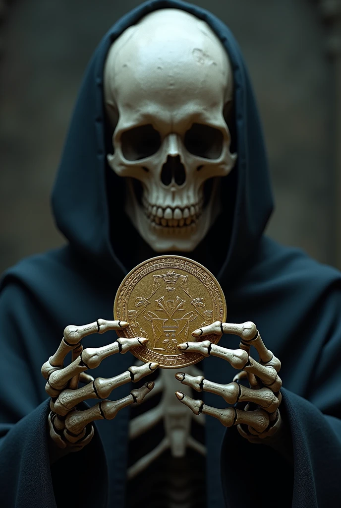 Photographic, realistic, colored Mexican skull for the Dia de los Muertos, perfect shadows, dark ambient lights, colored Mexican skull at a temple, softlike shadows, f/1.2, green flowers and yellow roses around, 3D render, Mexican Catholic Church scenario, 80mm caption, bokeh effect, best quality, true depth impression, unreal engine, bright lights from above, deep contrast, colored background, ambient lights from before, pink and green neon lights above, gold coins and silk cloth around --auto --s2